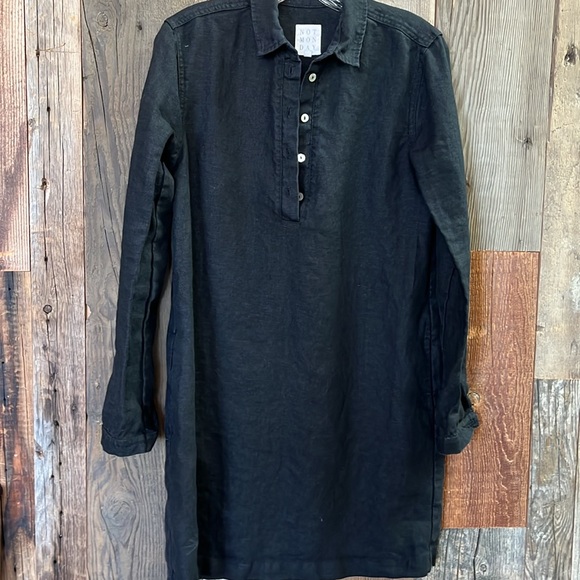 NOT MON DAY Dresses & Skirts - Amelie Linen Shirtdress Dress